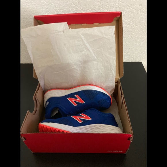 NEW PAIR / NEW BALANCE SNEAKERS SHOES BOYS TODDLER SZ 7 SHOES BLUE GIFT IAARICR2 - Picture 11 of 11